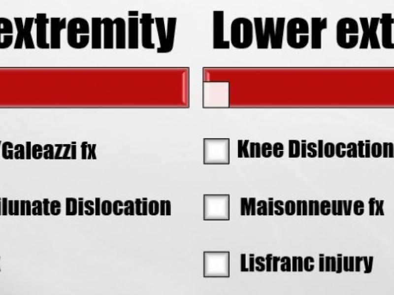 Advanced Practice - Missed Orthopedic Injuries in the ED!